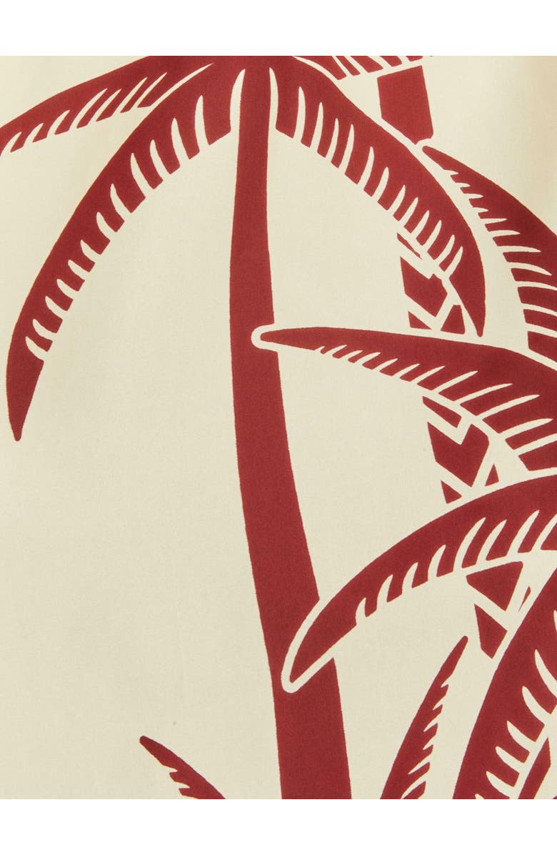 La DoubleJ Foulard Shirt Placée Date Palms Ivory, Alternate, color, Date Palms Placée Ivory