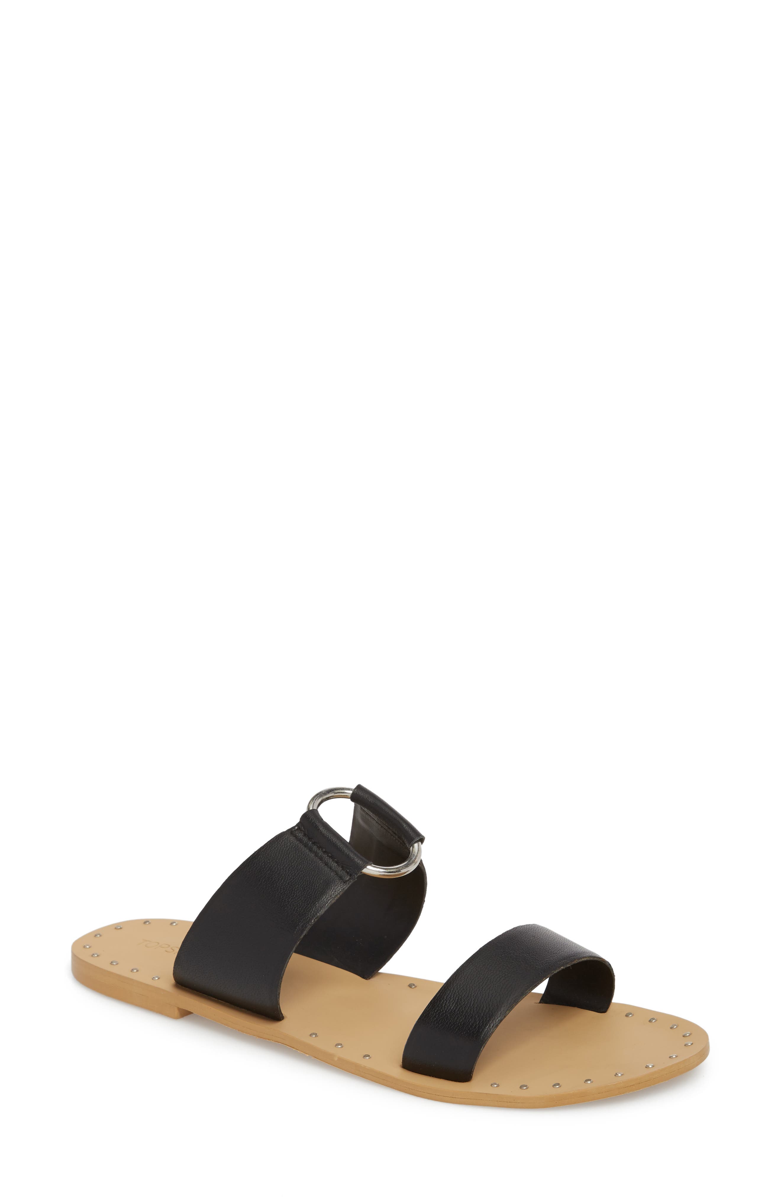 Topshop Hooray Ring Slide Sandal, Main, color, 