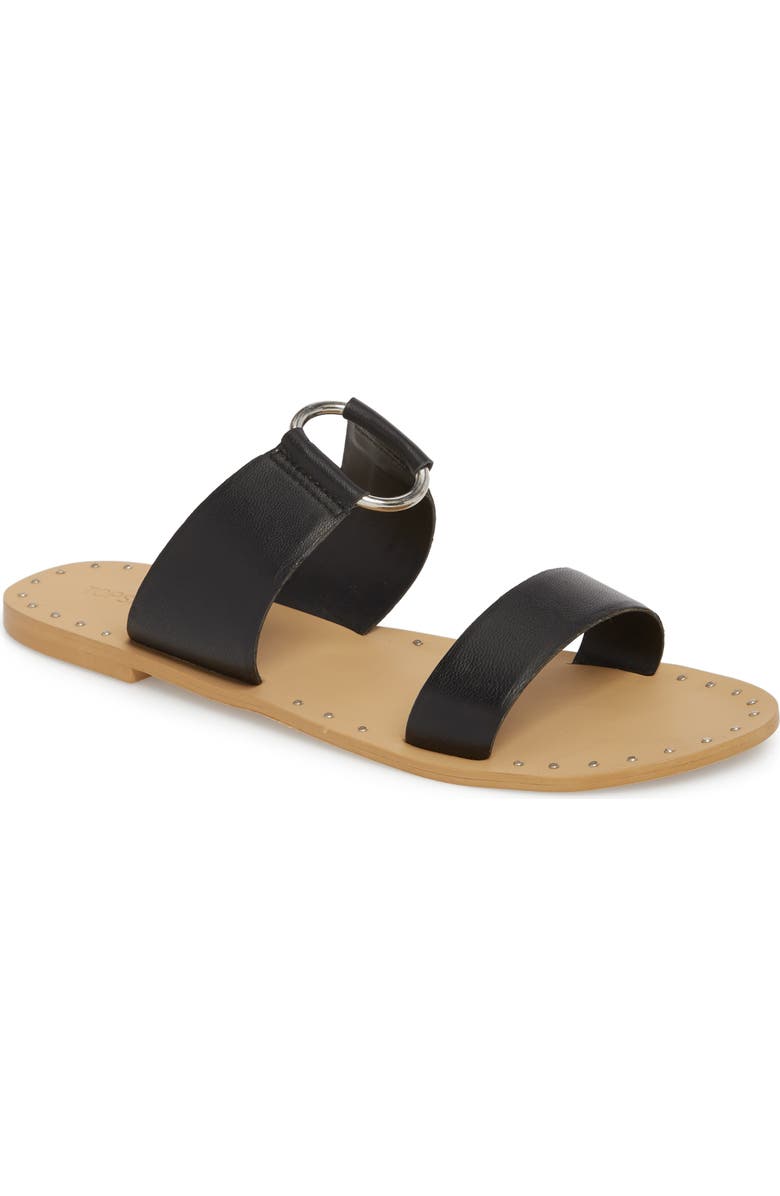 Topshop Hooray Ring Slide Sandal, Main, color,
