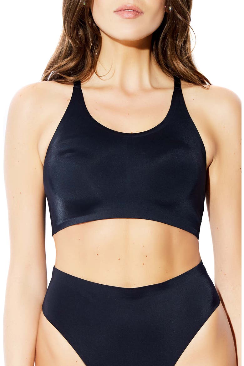 Drive Time Bralette, Main, color, BLACK