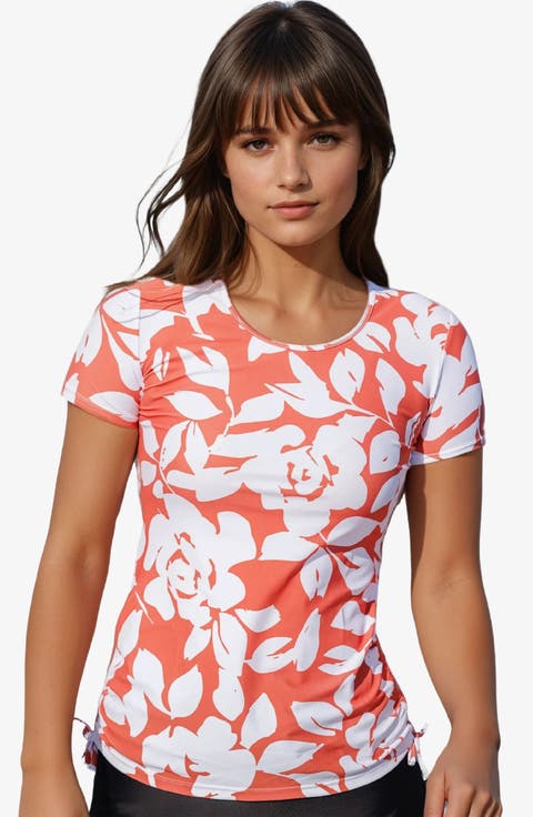 Short Sleeve Adele Swim Top