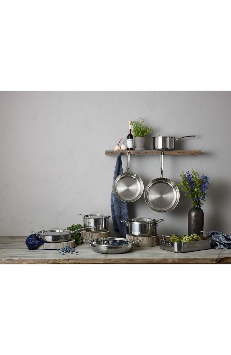 Scanpan Fusion 5 10-Piece Cookware Set, Alternate, color, Silver