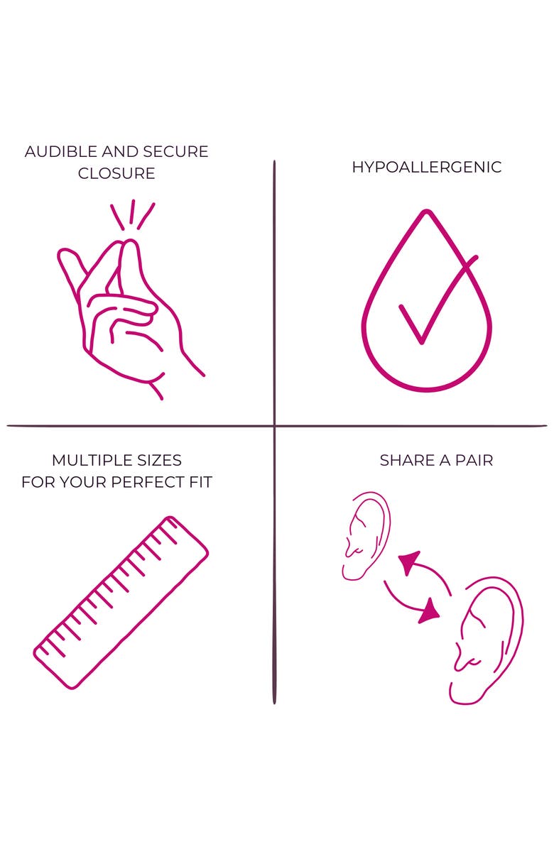 Seed2Stone Pavé-All-Day Hoops, Alternate, color, White Gold