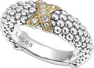 LAGOS X Diamond & Caviar­ Two-Tone Ring