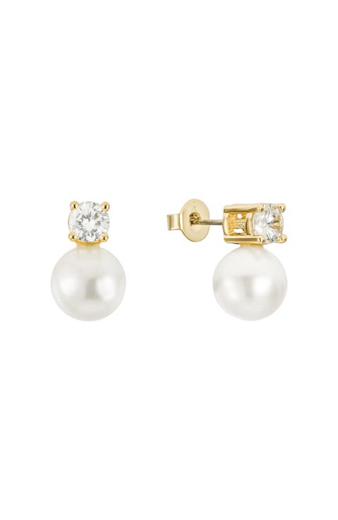 Maven Pearl and Crystal Studs