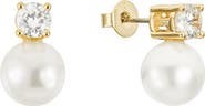 Untamed Petals Maven Pearl and Crystal Studs