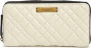 Kurt Geiger London Quilted Leather Zip Around Wallet