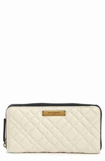 Kurt Geiger London Quilted Leather Zip Around Wallet