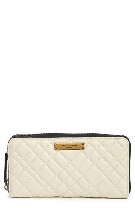 Kurt Geiger London Quilted Leather Zip Around Wallet