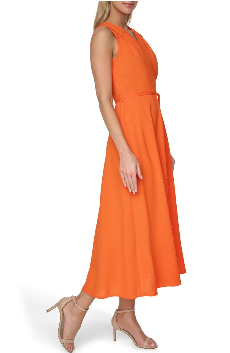 Calvin Klein Aerowash Faux Wrap Maxi Dress, Alternate, color, Starburst