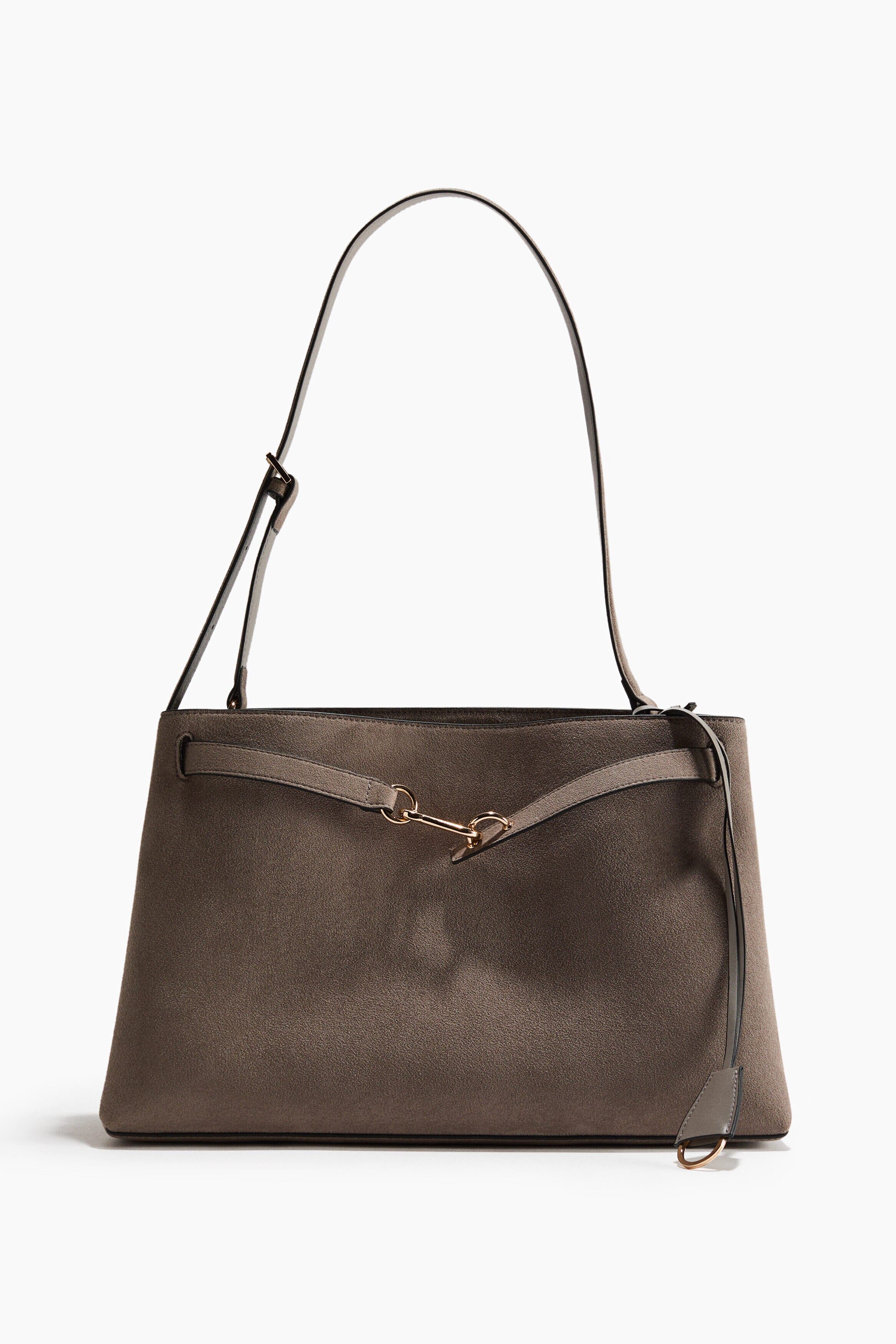 H&M Shoulder Bag, Main, color, Taupe