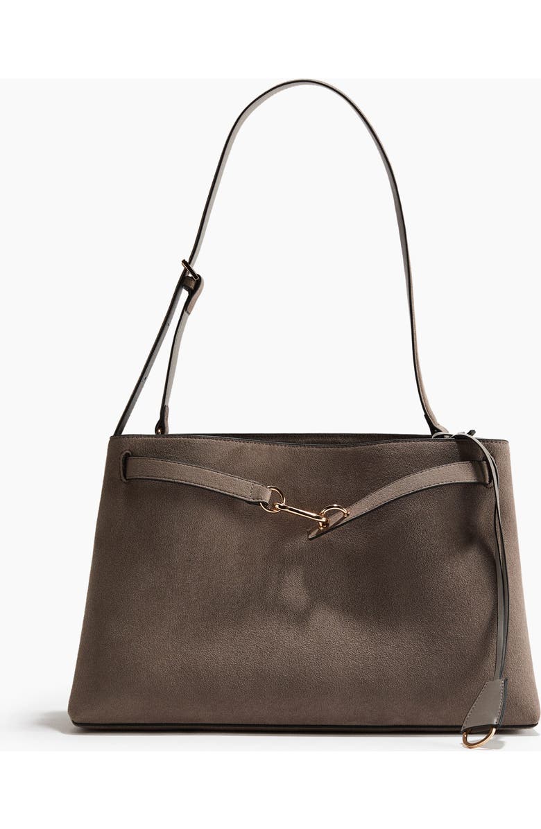 H&M Shoulder Bag, Main, color, Taupe