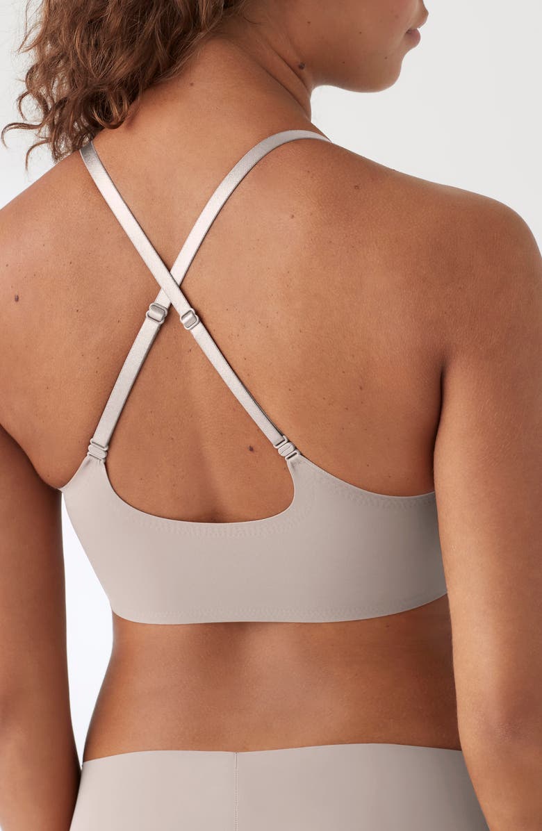 True & Co True Body Boost Convertible Bralette, Alternate, color, Mink