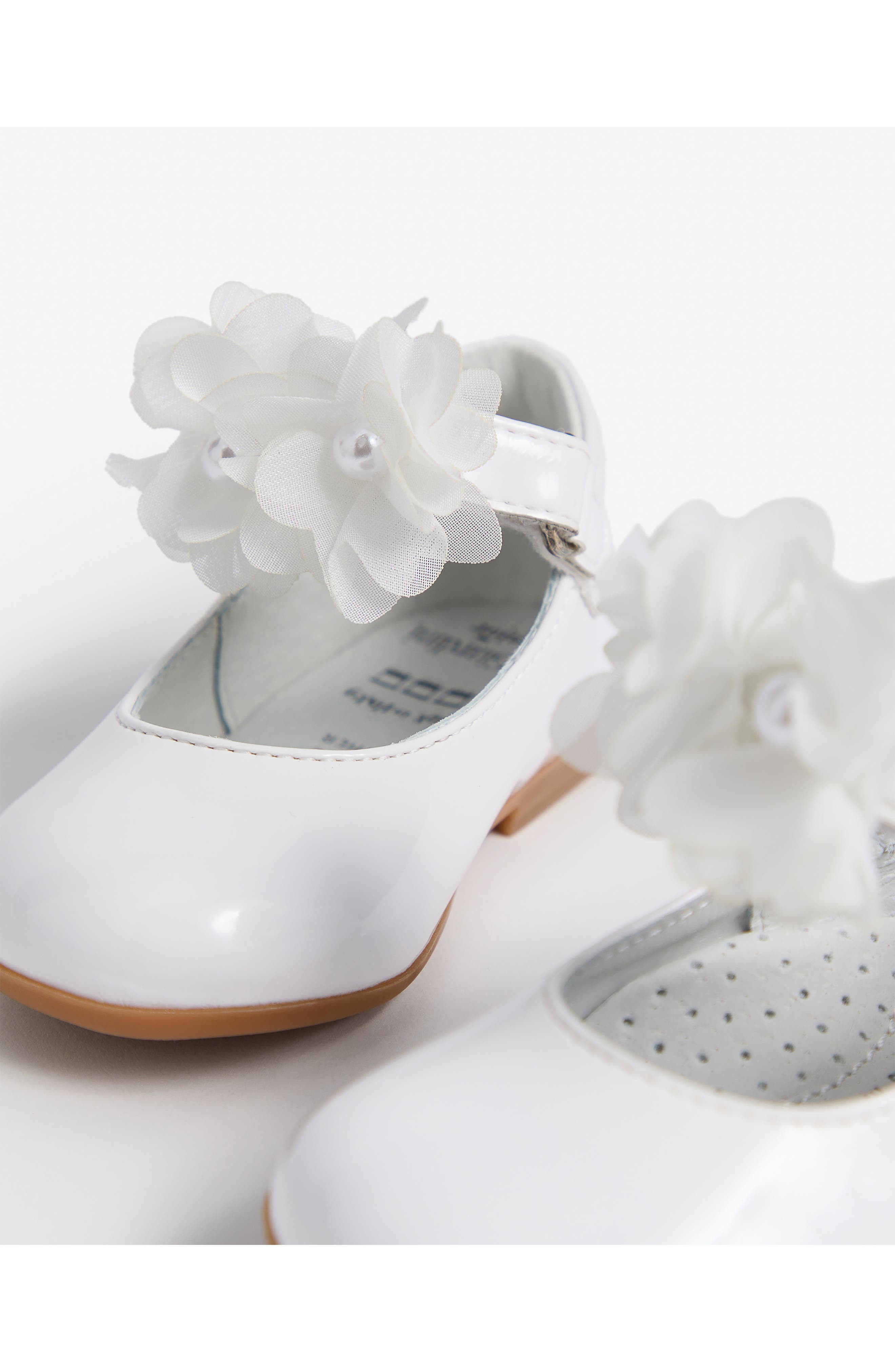 NeroGiardini Kids' Mary Jane Ballet Flat, Alternate, color, White