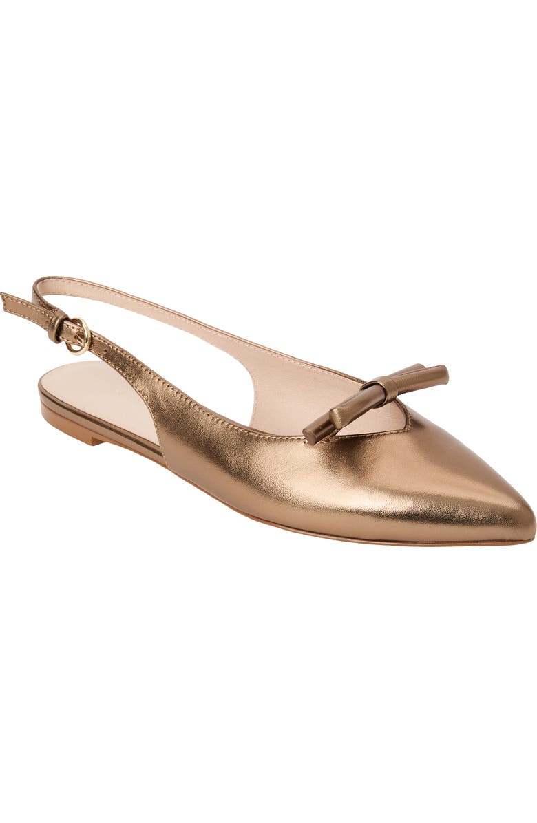 Jack Rogers Lennox Slingback Pointed Toe Flat, Main, color,