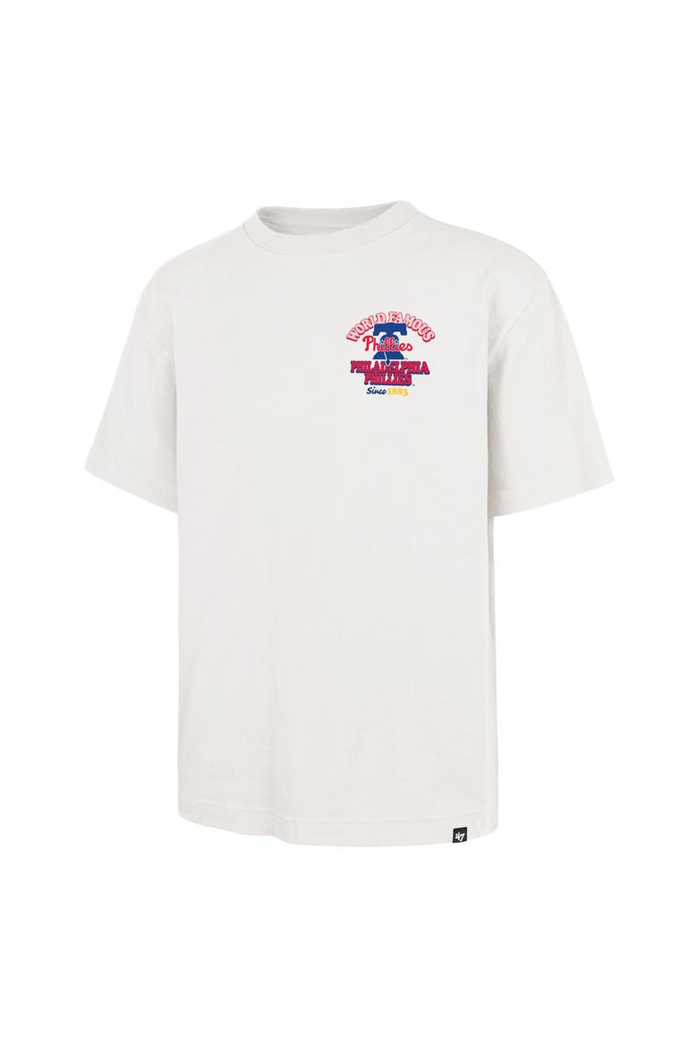 Men's '47 Cream Philadelphia Phillies Glizzy T-Shirt, Alternate, color, Cream