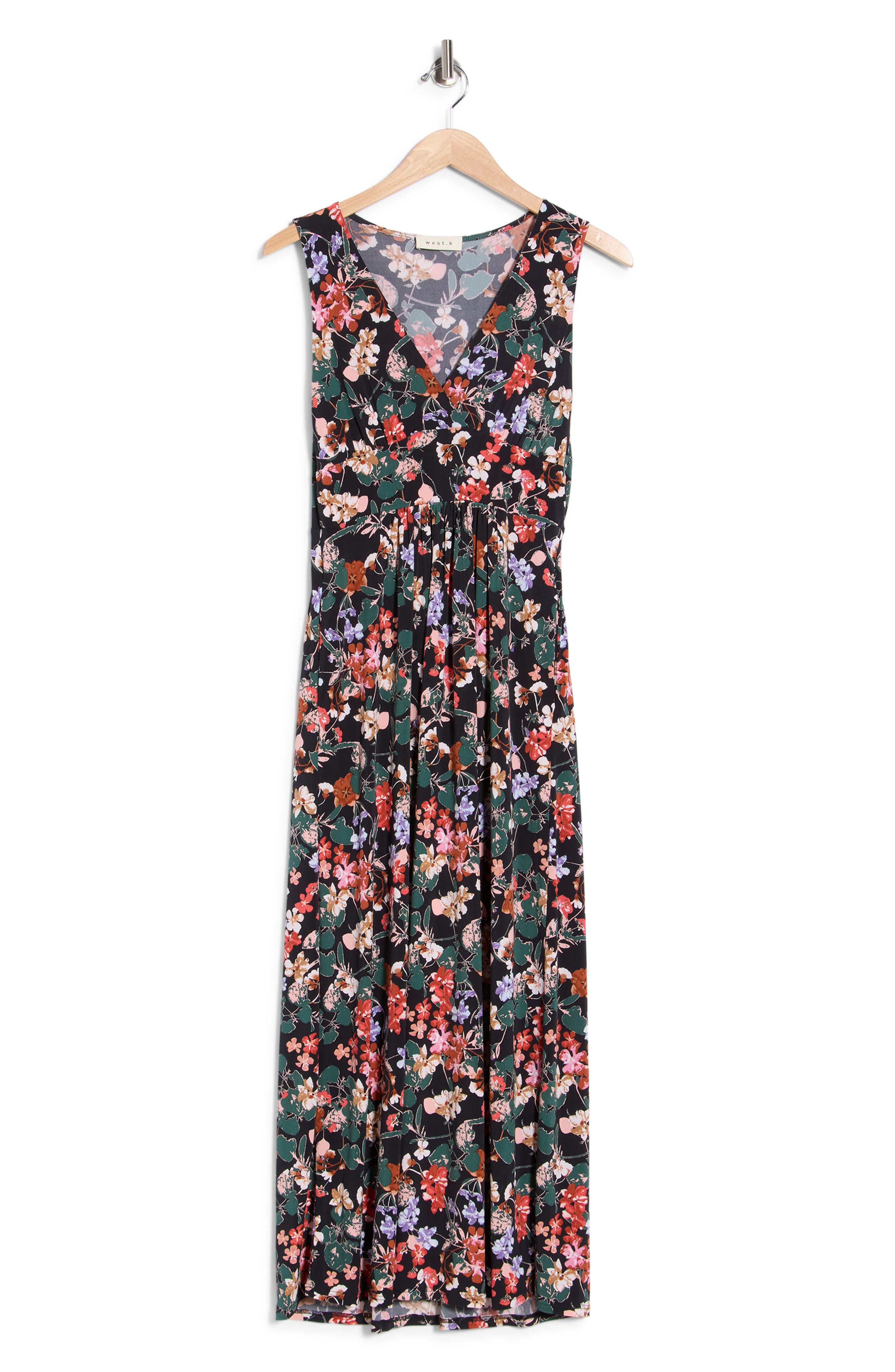 WEST K Sleeveless V-Neck Midi Dress