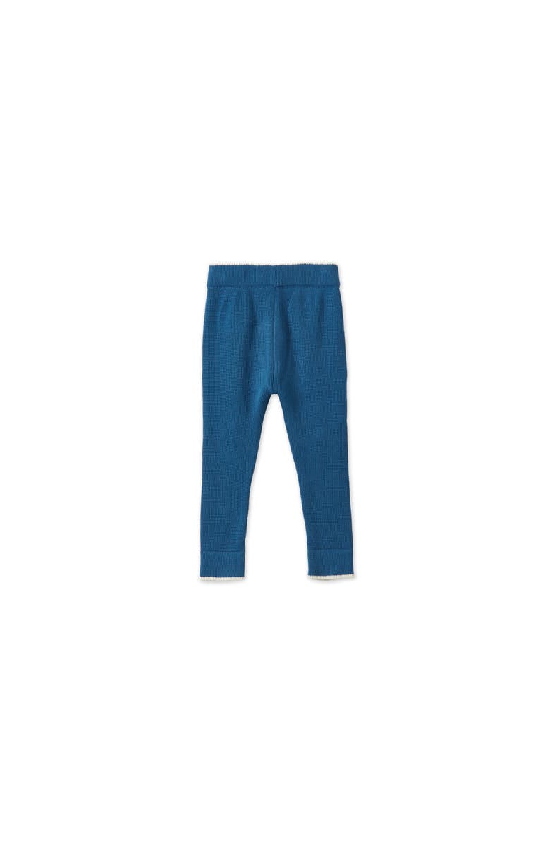 Vild House of Little Organic Cotton Nordic Knit Trousers, Alternate, color, Fjord Blue