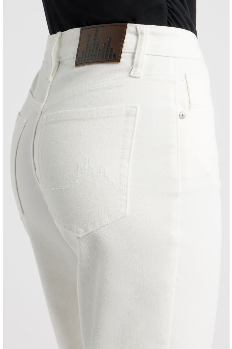 Dover Crop Straight Leg Jeans, Alternate, color, IVORY