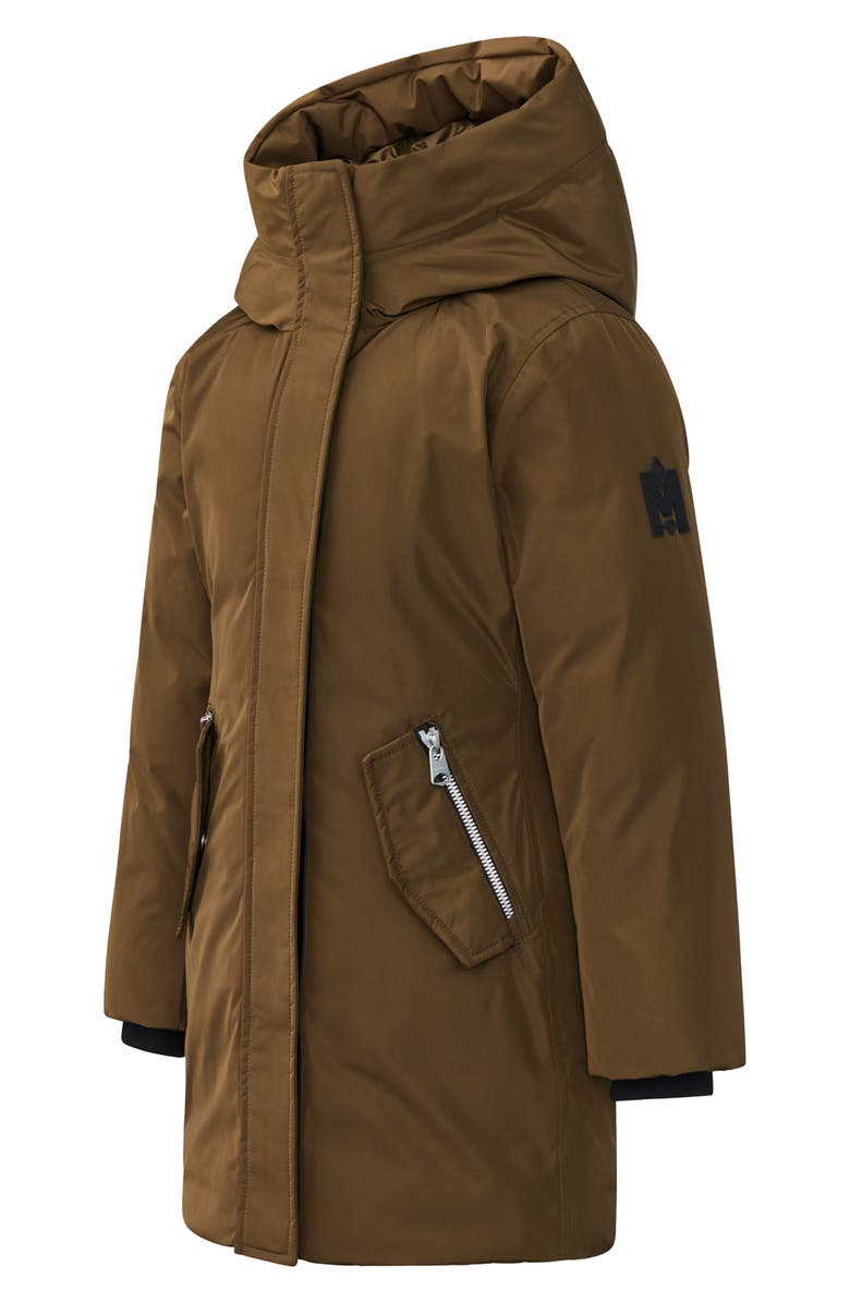 Mackage Kids' Shayna 800 Fill Power Down Jacket, Alternate, color, Army