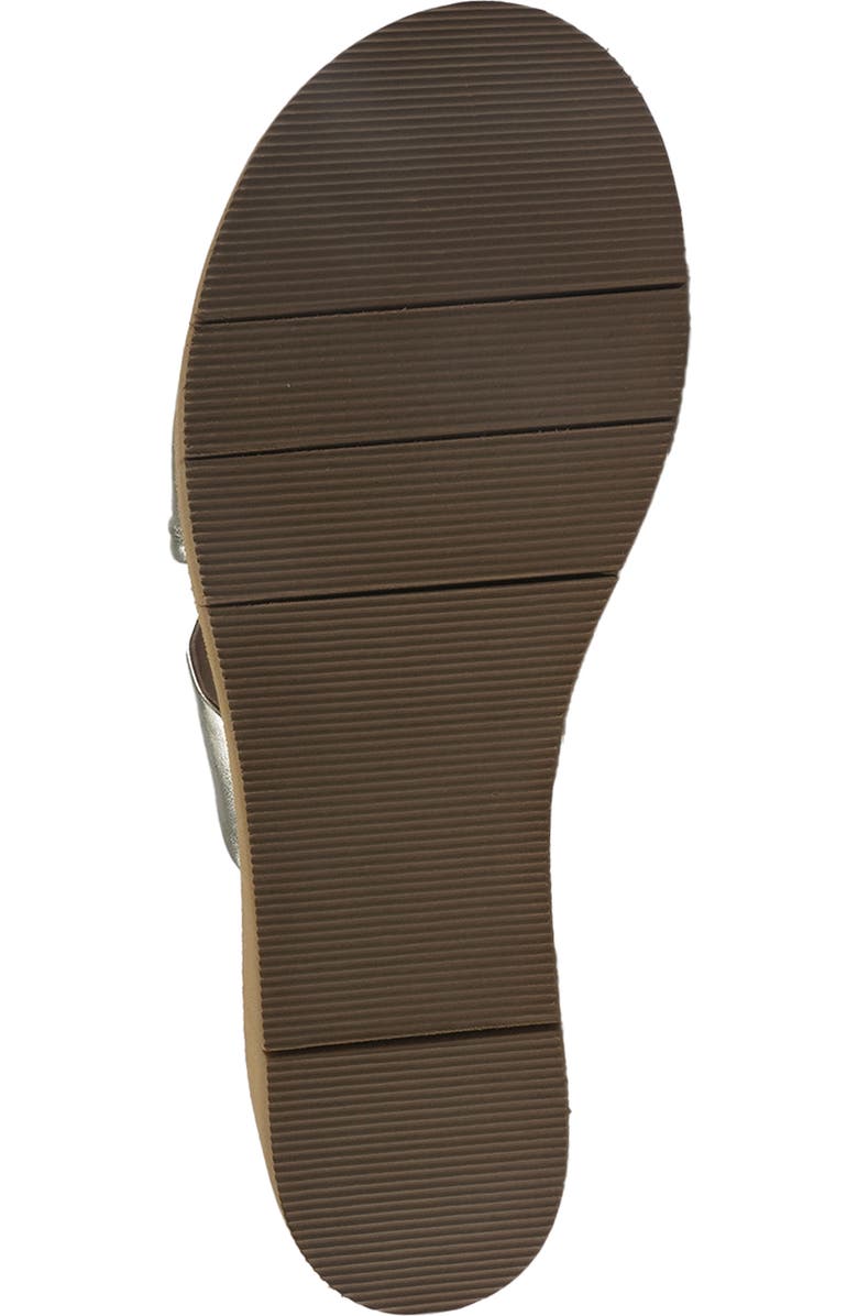 National Comfort Reneta Platform Leather Sandal, Alternate, color, Gold