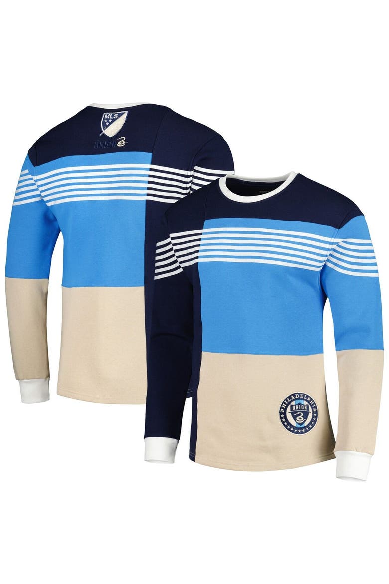 Men's Navy Philadelphia Union Logo Pullover Sweatshirt, Main, color, Navy