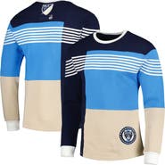 GRUNGY GENTLEMAN Men's Navy Philadelphia Union Logo Pullover Sweatshirt