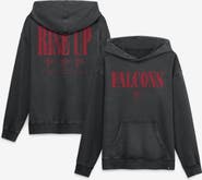 FANATICS Men's Fanatics Black Atlanta Falcons Relaxed Intense Rivalry French Terry Hoodie