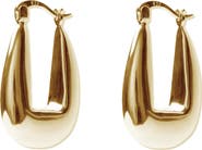 Argento Vivo Sterling Silver Chunky Hoop Earrings