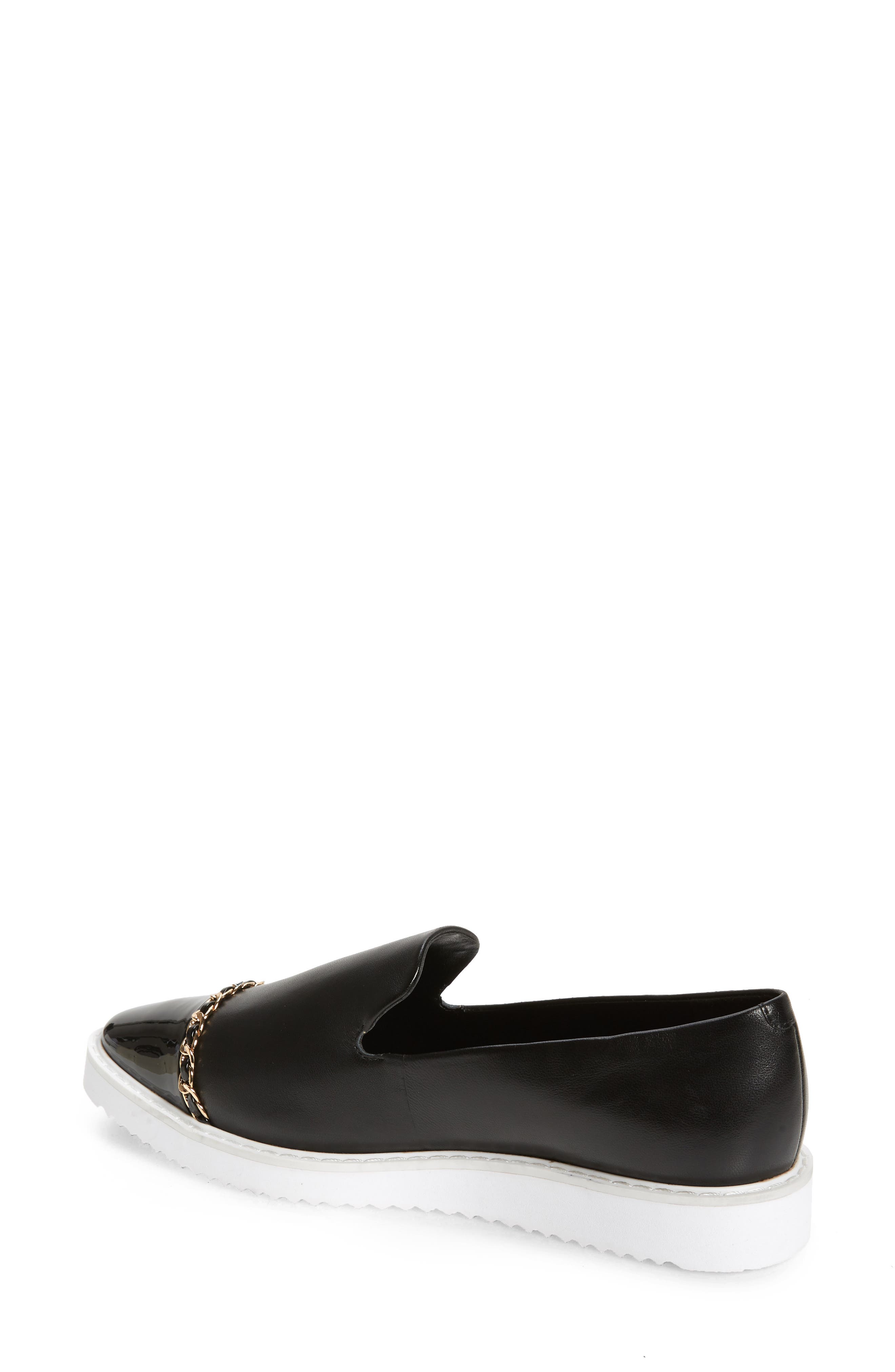 KARL LAGERFELD PARIS Caralee Cap Toe Slip-On Sneaker, Alternate, color, 