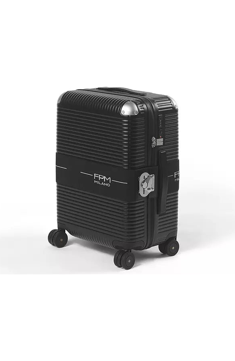 FPM - Fabbrica Pelletterie Milano - US Bank Zip Deluxe Spinner 55M Suitcase, Main, color, Eclipse Black