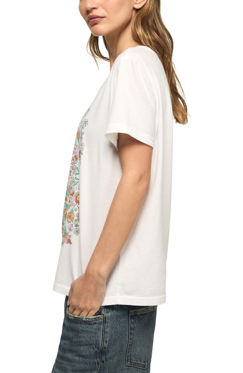 Lucky Brand Logo Graphic T-Shirt, Alternate, color, Bright White