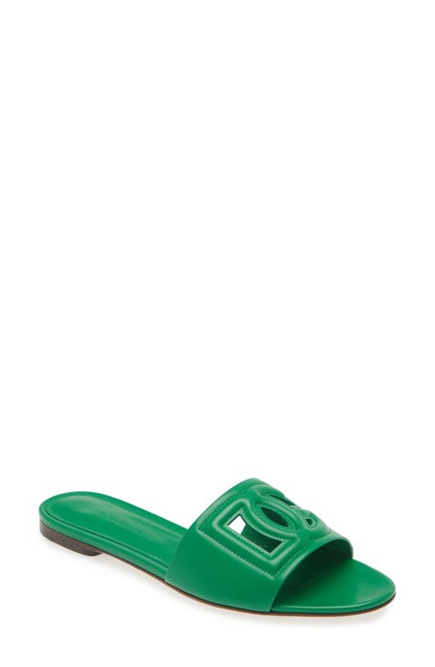 Women s Green Designer Mules Slides Nordstrom