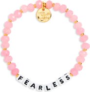 Little Words Project Fearless Urban Armor Beaded Stretch Bracelet