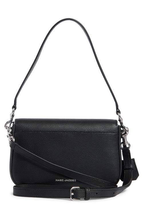 Marc Jacobs The Bold Saddle Leather Shoulder Bag In Black