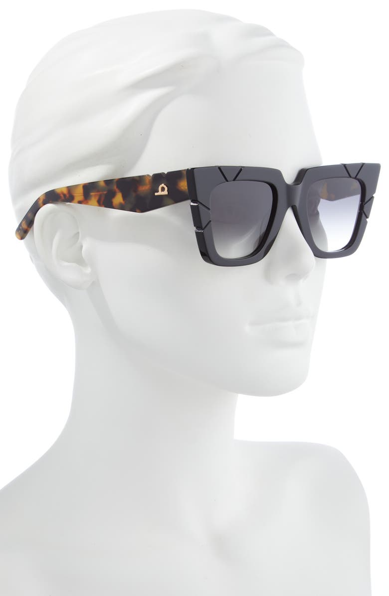 Pared 48mm Gradient Cat Eye Sunglasses, Alternate, color,