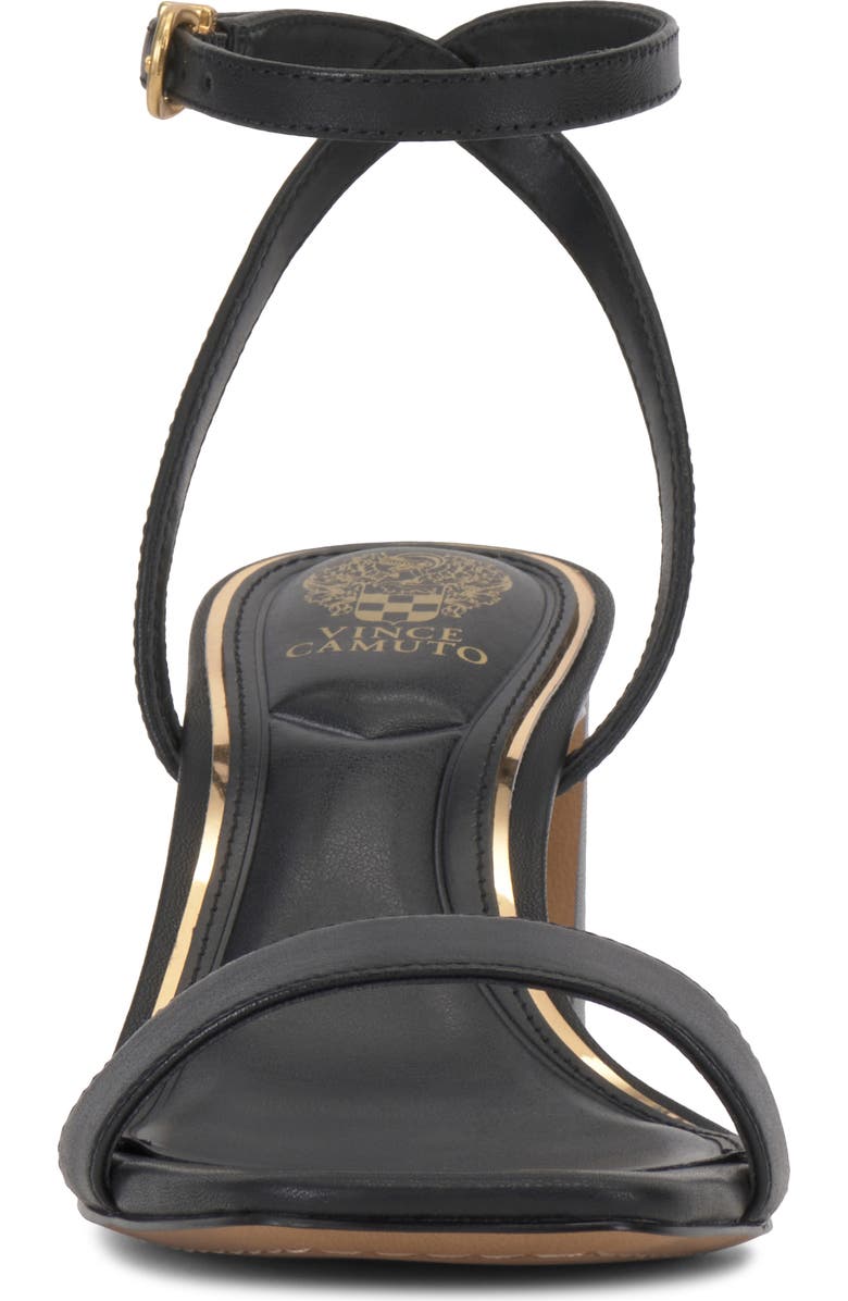 Vince Camuto Hamda Ankle Strap Sandal, Alternate, color, Black