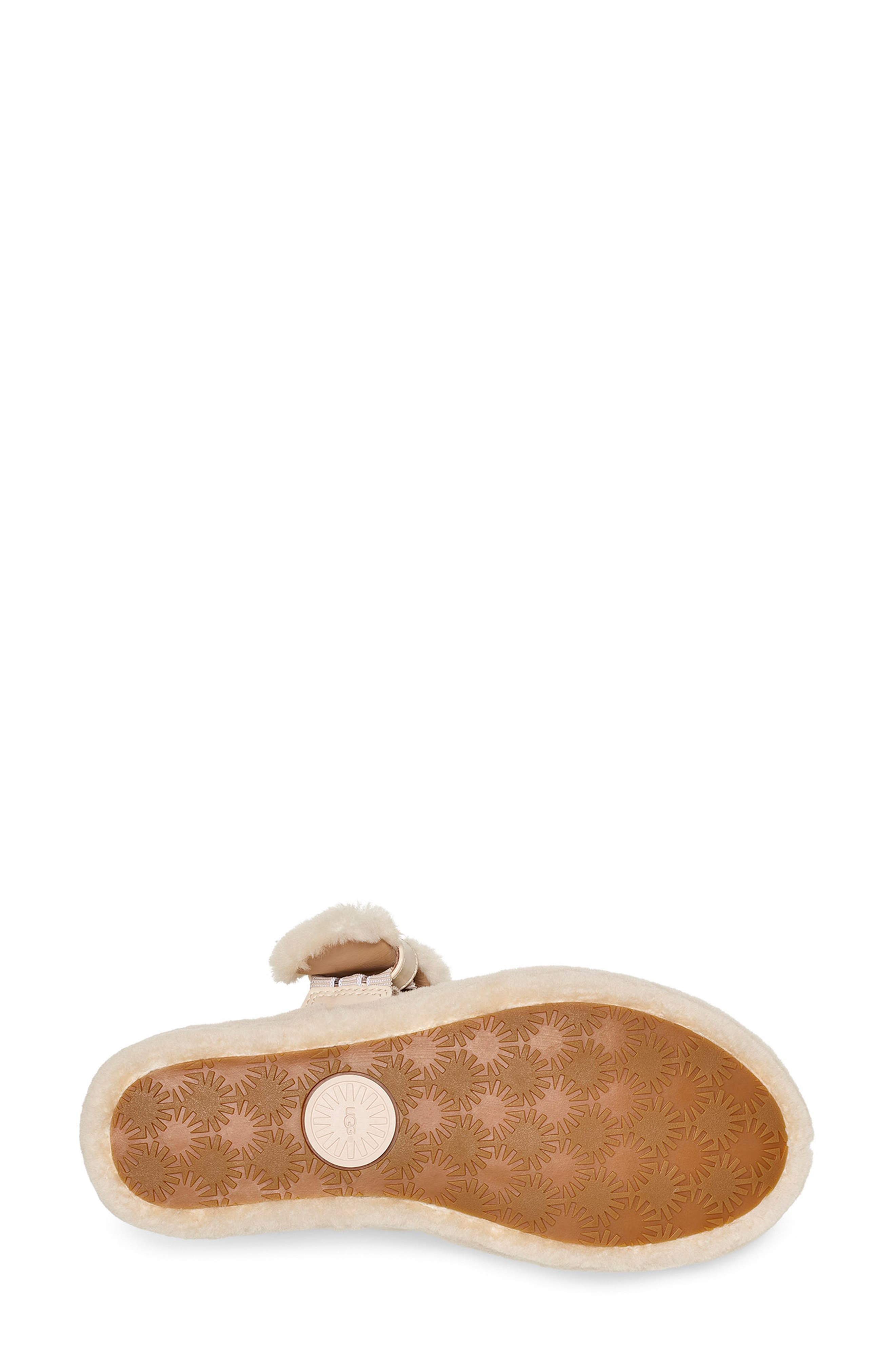 Fuzz Yeah Genuine Shearling Slide, Alternate, color, NATURAL