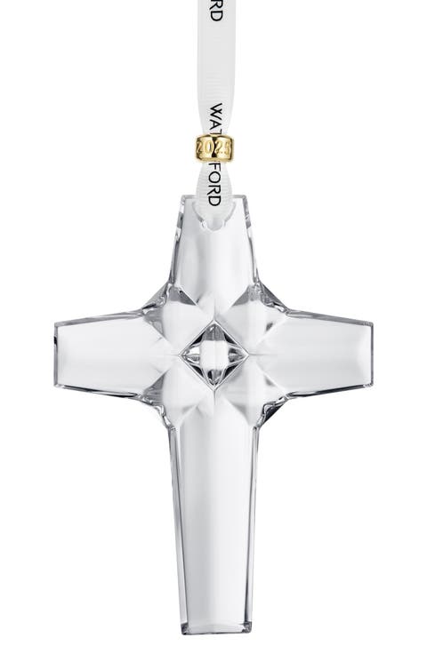 2025 Annual Cross Crystal Ornament