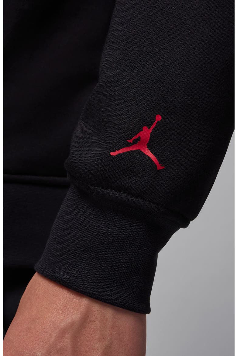 Jordan Jumpman Chimney Graphic Hoodie, Alternate, color, BLACK/ GYM RED