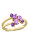 selected Amethyst/Yellow-Plated Silver