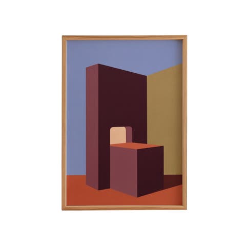 Form and Structure No. 08 Geometric Abstract Art Print