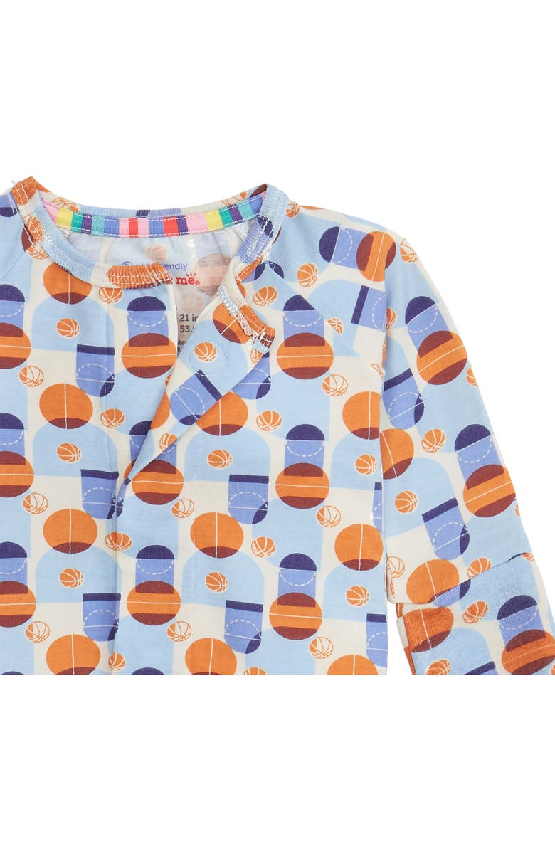 Magnetic Me Hoops There It Is Convertible Footie, Alternate, color, Hoop There It Is