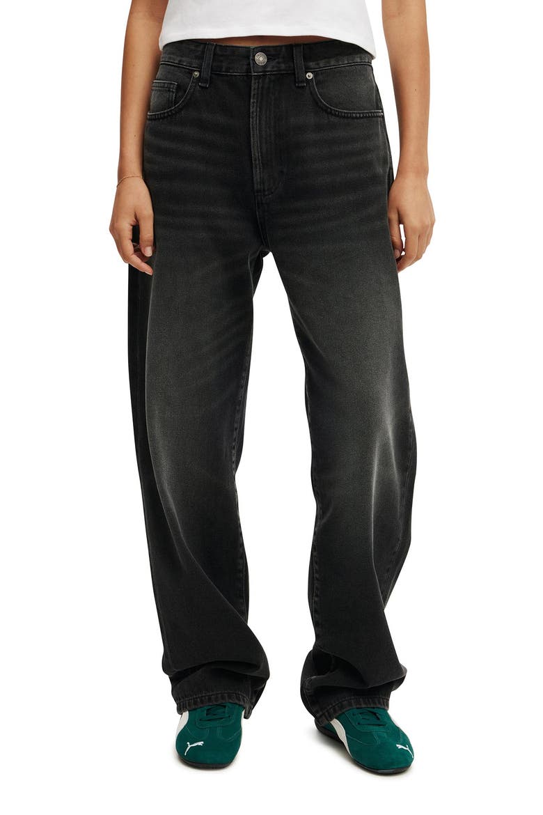 Women's 91 Straight Jean, Main, color, Onyx Black