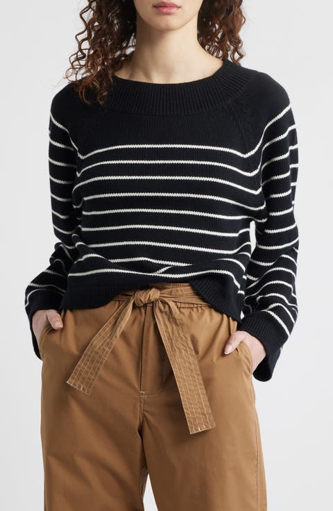 Stripe Crewneck Sweater