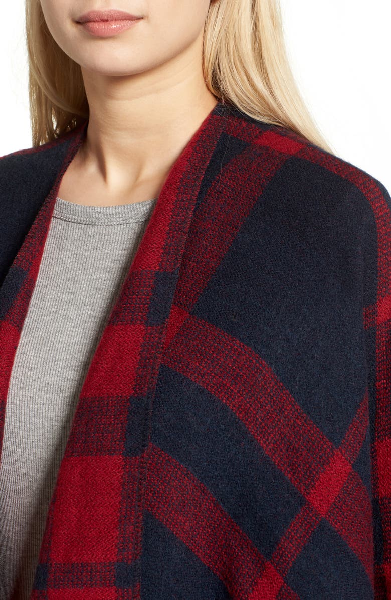 BP. Buffalo Plaid Cape, Alternate, color,
