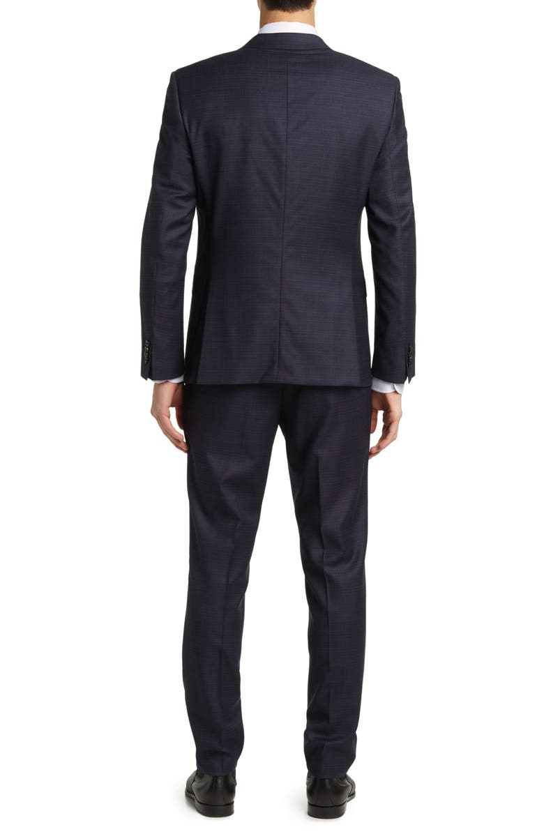 BOSS Huge Stretch Virgin Wool Suit, Alternate, color, 