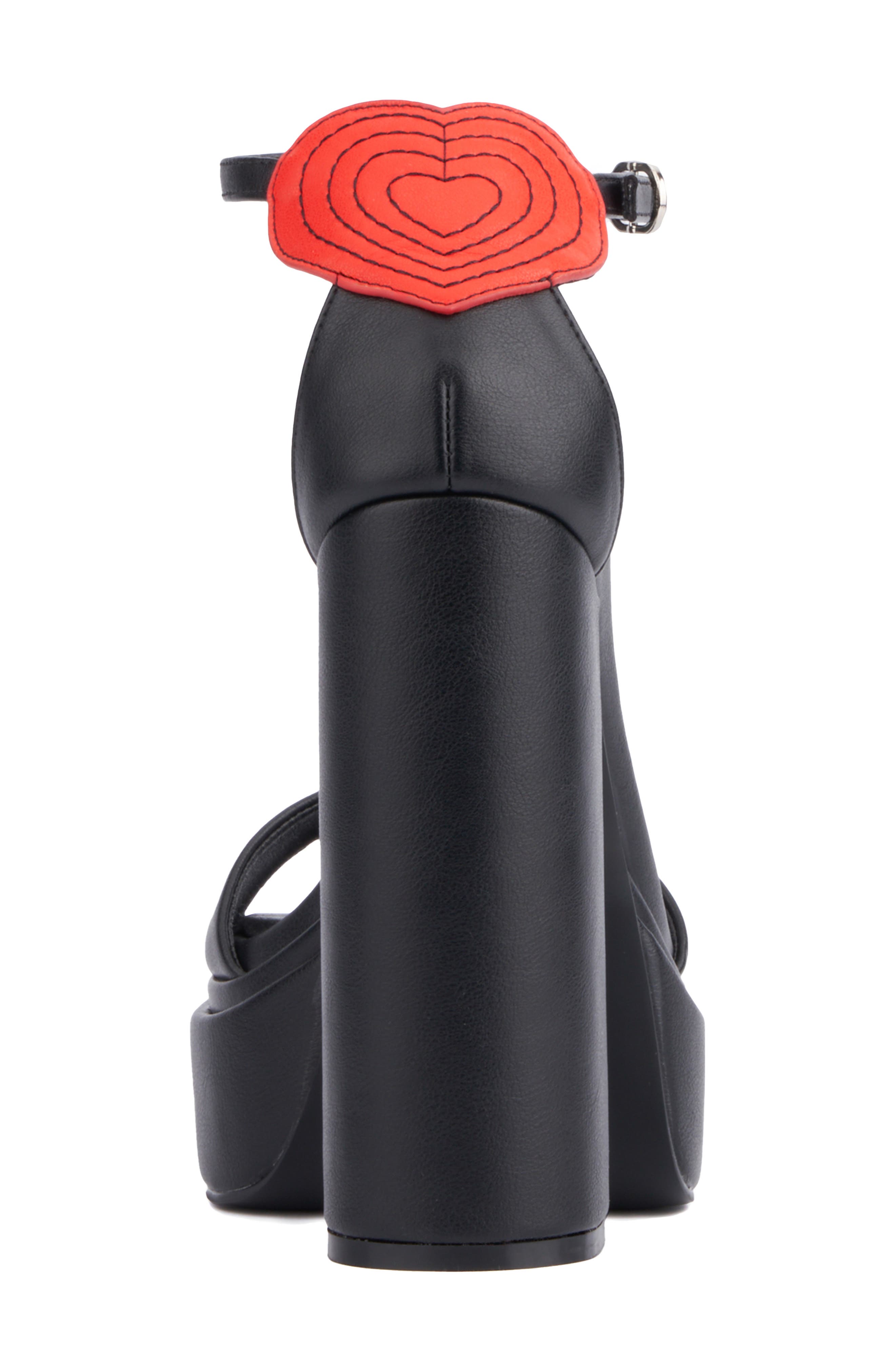 OLIVIA MILLER Amour Platform Sandal, Alternate, color, 