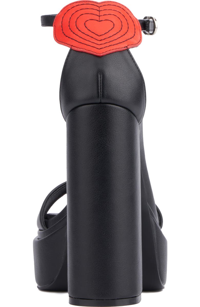 OLIVIA MILLER Amour Platform Sandal, Alternate, color,