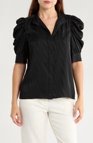 FRAME GIllian Puff Sleeve Top